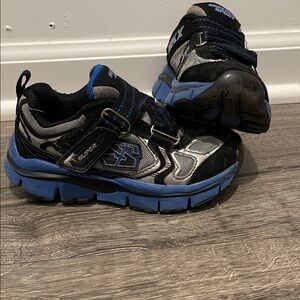 Skechers Kids' Black and Blue Sneakers